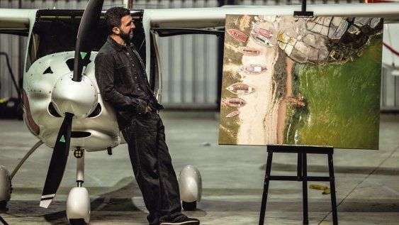 mikael boudakian, el piloto y artista que pinta lo que ve desde el aire y expone en art basel miami 2025 mikael boudakian, el piloto y artista que pinta lo que ve desde el aire y expone en art basel miami 2025