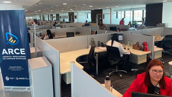 Las oficinas de la ARCE en la Torre Ejecutiva. Las oficinas de la ARCE en la Torre Ejecutiva.