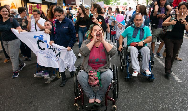 Movilización en el Día Internacional de los Derechos de las Personas con Discapacidad