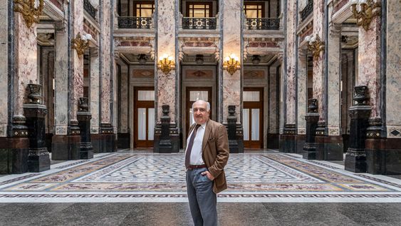Guillermo Domenech en el Palacio Legislativo en Montevideo. Foto: Mauricio Zina / adhocFOTOS Guillermo Domenech en el Palacio Legislativo en Montevideo. Foto: Mauricio Zina / adhocFOTOS