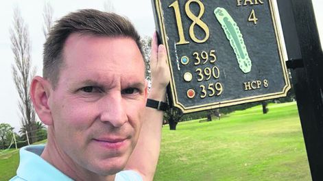 imagen de El sorprendente viaje del golfista alemán Dirk Schaffer que lo trajo al Club de Golf del Uruguay en primera visita a Sudamérica