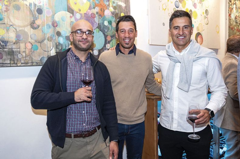 Joaquín Peregalli, Richard Porta y Marcelo Broli