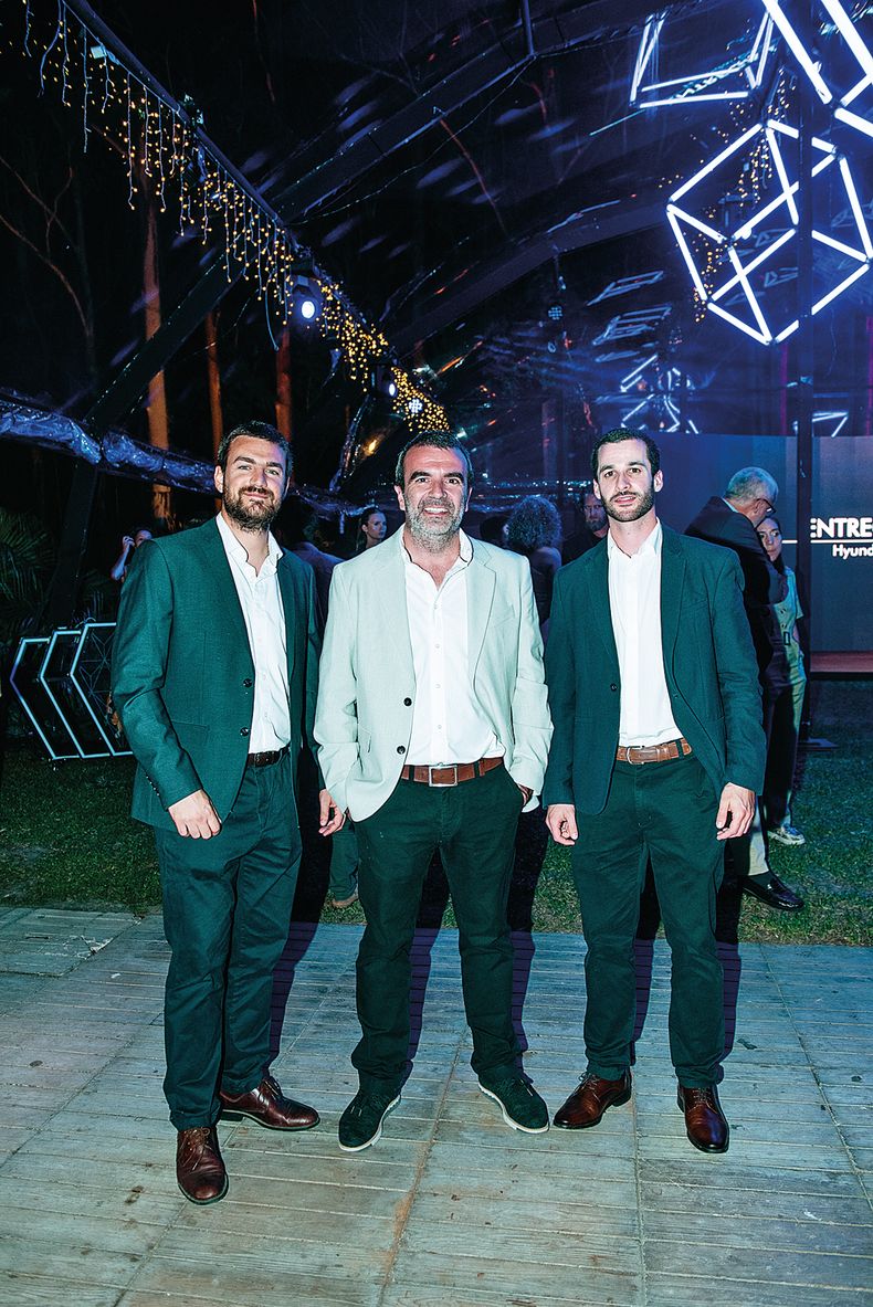 Alfonso Barquin, Luis Albano y Manuel García