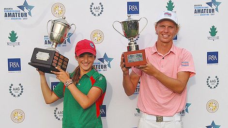 imagen de La mexicana Isabella Fierro y el costarricense Paul Chaplet son los nuevos campeones sudamericanos amateurs