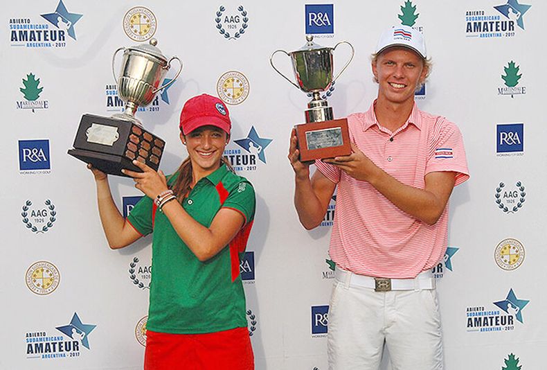 imagen de La mexicana Isabella Fierro y el costarricense Paul Chaplet son los nuevos campeones sudamericanos amateurs