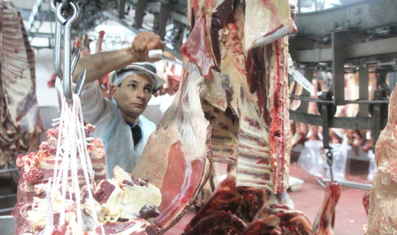 La carne es el producto de mayor peso en las exportaciones y los aranceles pagados en China. Foto: Nicolás Der Agopián / Búsqueda