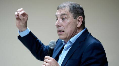 Gabriel Oddone, durante una charla en el Club de Cerveceros de Montevideo en noviembre de 2023&nbsp;