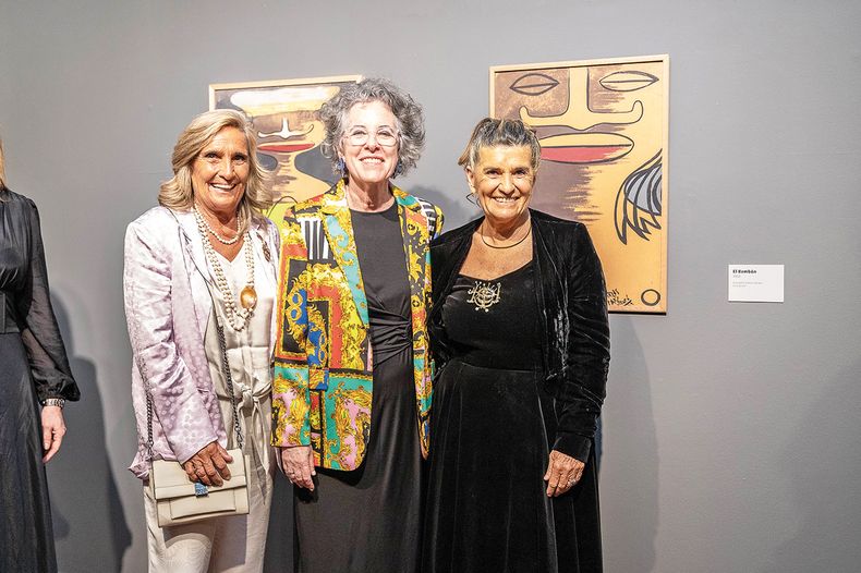 Beba Páez, directora nacional de Cultura Mariana Wainstein y Agó Páez