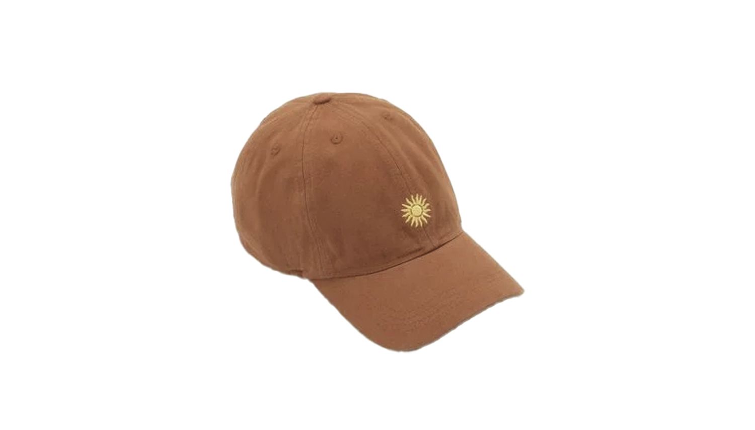Gorra con visera curva en sarga