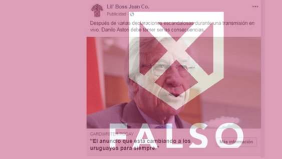 imagen de Es falso el artículo sobre el negocio millonario de Astori imagen de Es falso el artículo sobre el negocio millonario de Astori