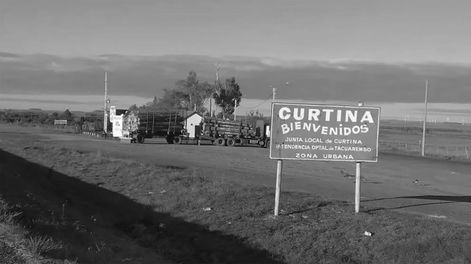 Curtina, a cincuenta quilómetros de Tacuarembó.