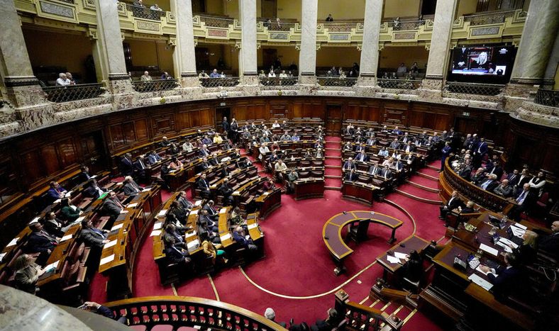 Asamblea General en el Palacio Legislativo en Montevideo Foto: Javier Calvelo / adhocFOTOS