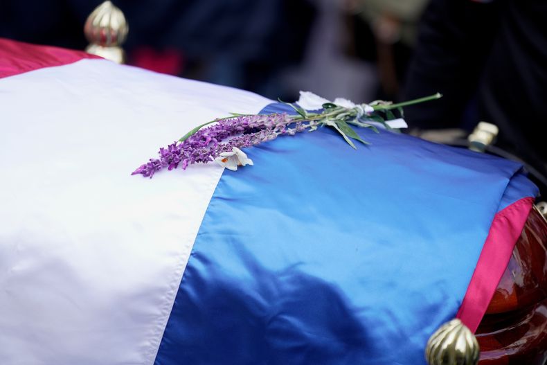 Cortejo fúnebre de José Mujica, tras su fallecimiento, en la sede del MPP en el centro de la ciudad de Montevideo