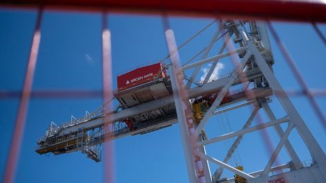 La Terminal Cuenca del Plata de Montevideo, que tiene a Katoen Natie como socio principal. Foto: Pablo Vignali / adhocFOTOS