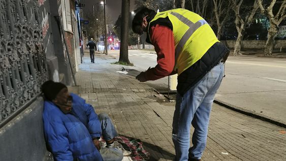 Relevamiento del Mides de personas en situación de calle.