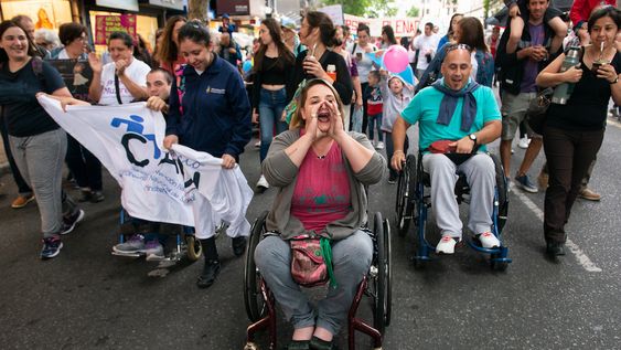 Movilización en el Día Internacional de los Derechos de las Personas con Discapacidad Movilización en el Día Internacional de los Derechos de las Personas con Discapacidad