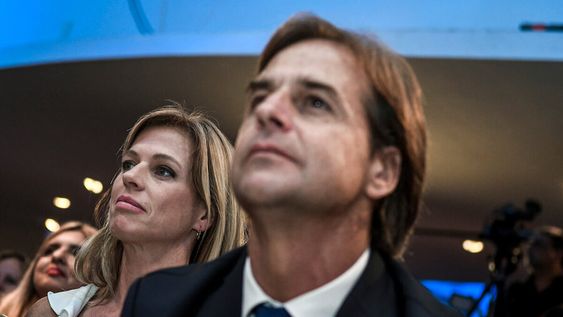 Lorena Ponce De León y Luis Lacalle Pou. Foto: Javier Calvelo / adhocFOTOS Lorena Ponce De León y Luis Lacalle Pou. Foto: Javier Calvelo / adhocFOTOS