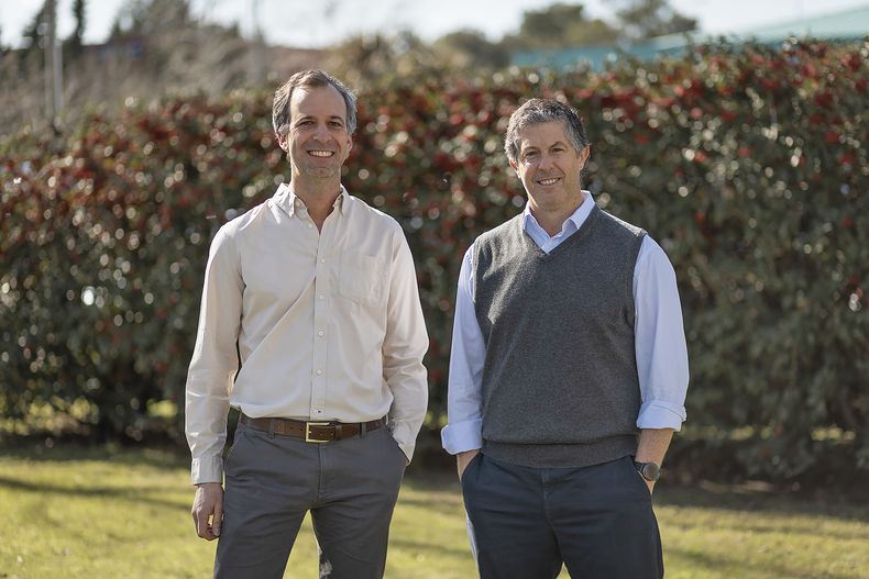 Nicolás Clement y Juan José Fossati, socios de Agroclaro.
