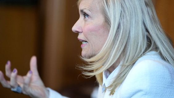 Vicepresidenta Beatriz Argimón durante la entrevista con Búsqueda. Foto: Javier Calvelo / adhocFOTOS Vicepresidenta Beatriz Argimón durante la entrevista con Búsqueda. Foto: Javier Calvelo / adhocFOTOS