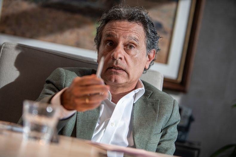 Daniel Porcaro en una entrevista con Búsqueda en 2023.