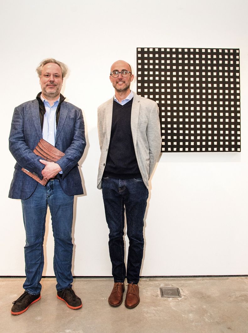 Manuel Neves y director del Museo de Arte Contemporáneo Atchugarry Leonardo Nogués