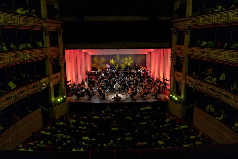La Banda Sinfónica de Montevideo en un concierto realizado este año en el Teatro Solís