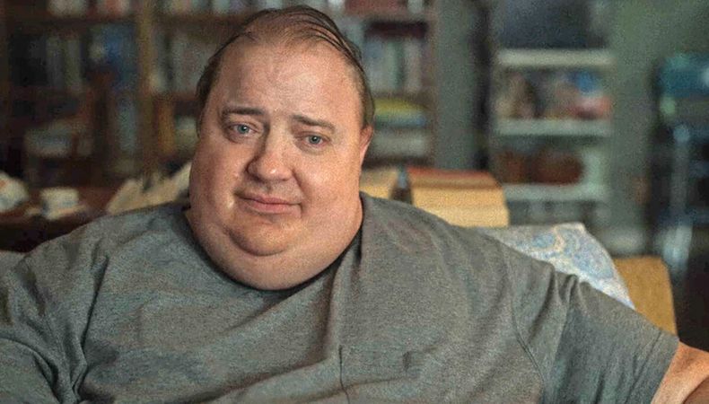 imagen de Llega a los cines La ballena, dirigida por Darren Aronofsky y protagonizada por Brendan Fraser