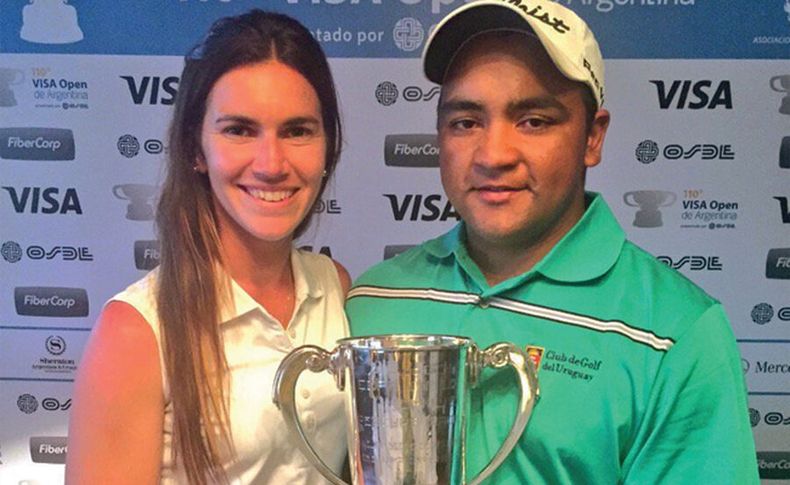 imagen de Juan Álvarez fue el mejor aficionado en el Abierto de la República Argentina y segundo entre los profesionales