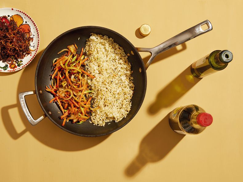 Arroz crocante, una receta deliciosa de Lucía Soria para reciclar lo que sobró