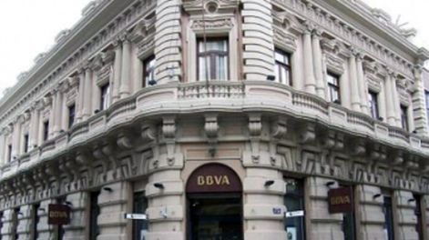 BBVA Uruguay, en su oficina de la Ciudad Vieja