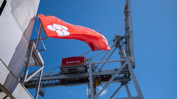 Katoen Natie, puerto de Montevideo. Foto: Pablo Vignali / adhocFOTOS Katoen Natie, puerto de Montevideo. Foto: Pablo Vignali / adhocFOTOS