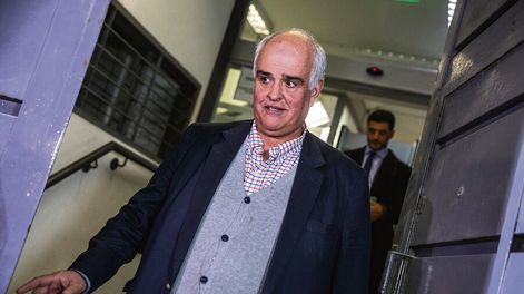 Búsqueda | En la foto: Gustavo Penadés tras declarar en la audiencia en el Juzgado de Juan Carlos Gómez en Montevideo. Foto: Mauricio Zina / adhocFOTOS