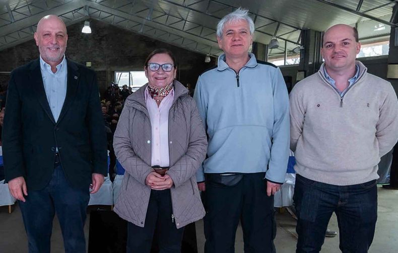 Rafael Radi, Stella Candia, Roberto Peralta y Luis Terzaghi