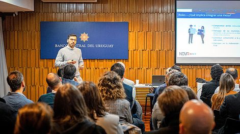 La instalación de las Mesas de Innovación Financiera del BCU, en junio pasado