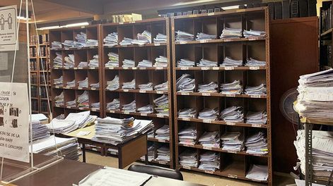 Archivo del Poder Judicial aumenta 50 millones de hojas por año. Foto: Búsqueda