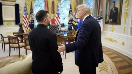 Trump y Zelensky en la Casa Blanca. Trump y Zelensky en la Casa Blanca.