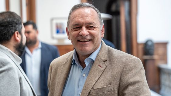 Álvaro Delgado durante la reunión del directorio del Partido Nacional junto a sus intendentes electos en la Casa del Partido Nacional en Montevideo Álvaro Delgado durante la reunión del directorio del Partido Nacional junto a sus intendentes electos en la Casa del Partido Nacional en Montevideo