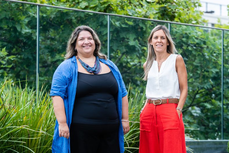 Carolina Ferreira y Cecilia Laborde
