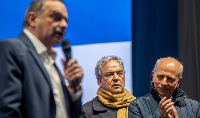 Álvaro Degado, Luis Alberto Heber y Javier García