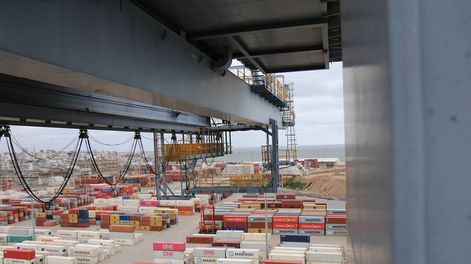 El puerto, uno de los centros logísticos principales. Foto: TCP