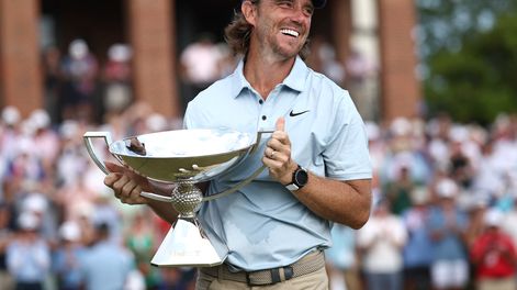 Tommy Fleetwood tras ganar el Tour Championship