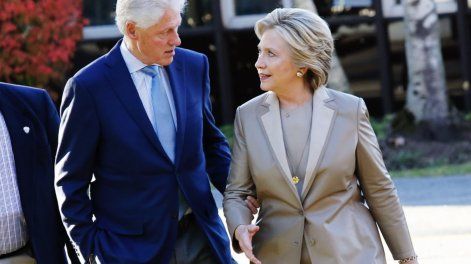 Bill Clinton y Hillary Clinton.