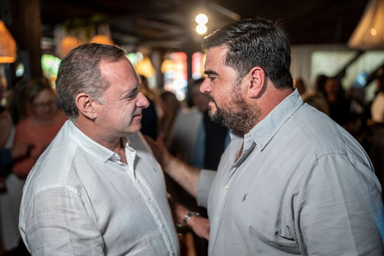 Álvaro Delgado y Nicolás Olivera.