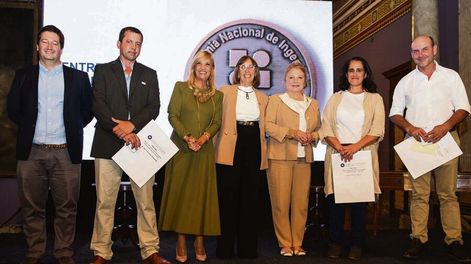 Adrián Márquez, Sebastián Beatriz Argimón, Rosario Pou, Hon. Mary Mochary, Mariana Schnyder, y Carlos Harwtich