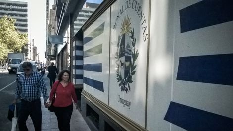 Fachada de la sede del Tribunal de Cuentas en 2017