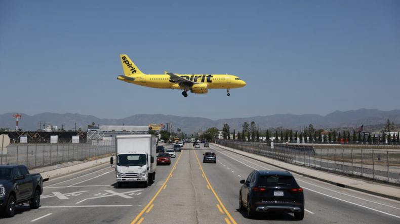 Avión de Spirit Airlines.