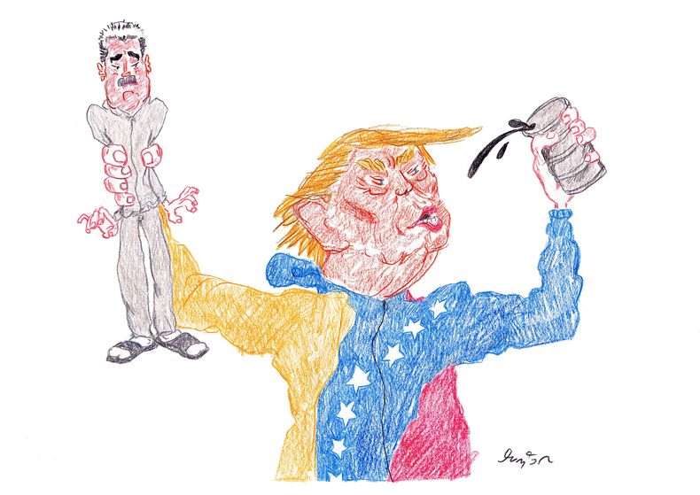 Junior Maduro y Trump