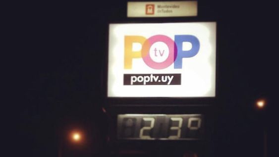 Promo de Pop TV en Montevideo. Promo de Pop TV en Montevideo.