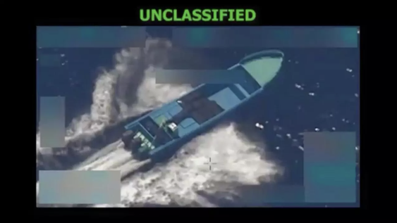 Captura de un video difundido por el secretario de Defensa de EE. UU., Pete Hegseth, quien aseguró que su país perpetró un nuevo ataque contra una presunta embarcación de narcotráfico. Los hechos informados el 22 de octubre de 2025 ocurrieron un día antes, según Washington.