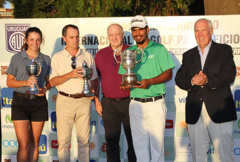 imagen de Una golfista adolescente argentina y un experimentado jugador  brasileño se impusieron en el Abierto Ciudad de Montevideo